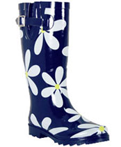Bottes Daisies Navy