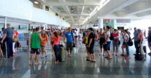 Llegada de Turistas al Aeropuerto